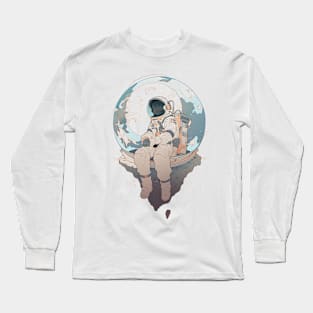 On A Desolate Asteroid Long Sleeve T-Shirt